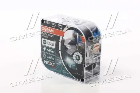 Комплект автоламп HB3 60W 12V P20D COOL BLUE INTENSE OSRAM 9005CBNHCB