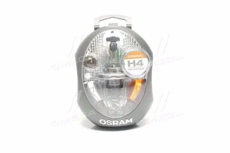 Лампа фарная (набор) h4 12v 60/55w p43t OSRAM CLKMH4