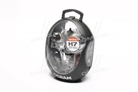 Лампа фарная (набор) h7 12v 55w px26d OSRAM CLKMH7