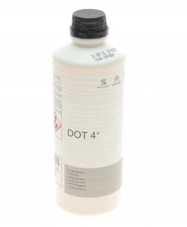 Жидкость тормозная DOT 4+, 0,5 л. Peugeot/Citroen 1610725580
