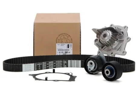 Оригинальный комплект ГРМ с помпой Peugeot/Citroen 1613327980