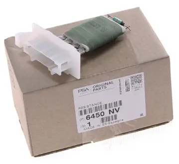 Оригинальный резистор вентилятора печки (для авто с кондиционером) Peugeot/Citroen 6450 NV