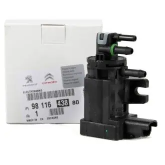 Оригинальный клапан управления турбиной 1.6 HDI Peugeot/Citroen 9811643880