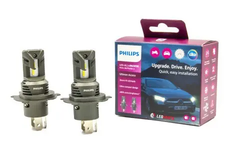 Комплект светодиодных ламп H4 LED 12V 20W 6000K PHILIPS 11342U2500CX
