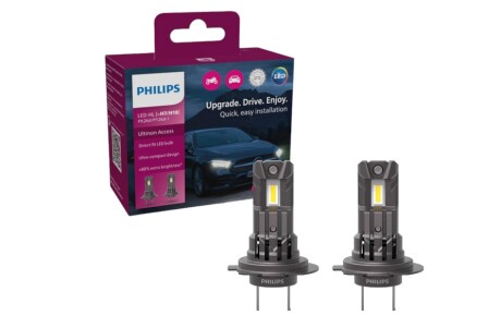 Комплект светодиодных автоламп H7 12V 16W ​​6000K PHILIPS 11972U2500CX