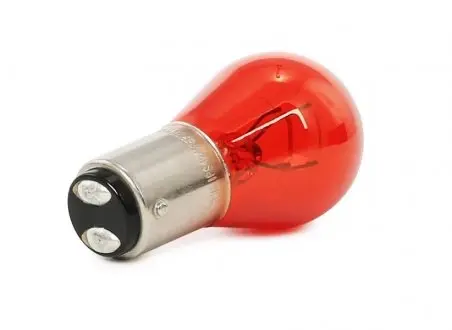 Двухконтактная лампочка красная pr21/5w 12v 21/5w (стоп-сигнал/габариты) PHILIPS 12495 CP