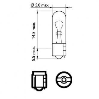 Автомобiльна лампа PHILIPS 48327028