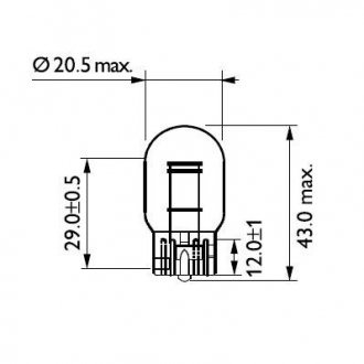 Автомобiльна лампа PHILIPS 69739130