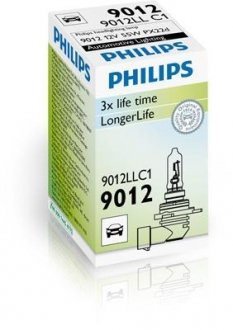 Автолампа hir2 12v 55w long life PHILIPS 9012LL C1 (фото 1)