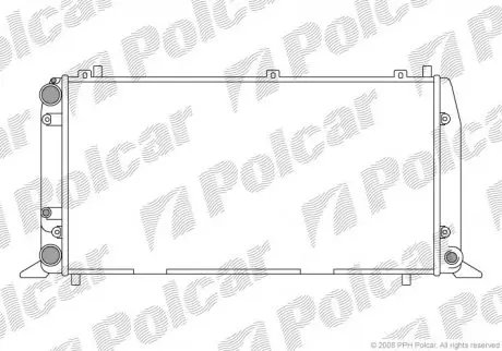 Радиатор охлаждения Polcar 130708-7