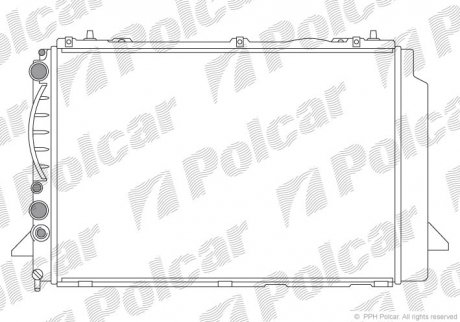 Радиаторы охлаждения Polcar 130808A2 (фото 1)