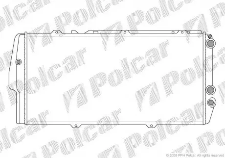 Радиатор охлаждения Polcar 131508A3