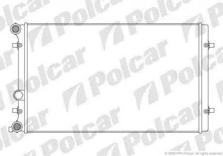 Радиатор охлаждения Polcar 132308-1