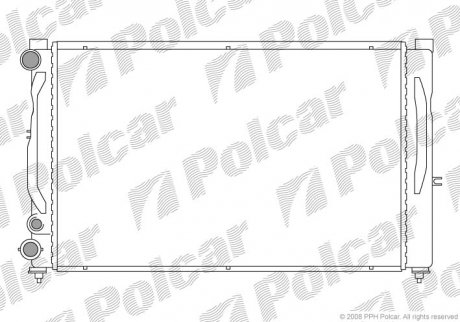 Радиаторы охлаждения Polcar 132408-1