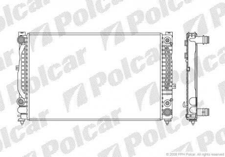 Радиаторы охлаждения Polcar 132408-6