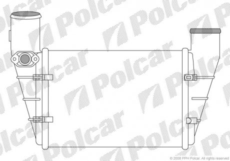 Радиаторы воздуха (Интеркулеры) Polcar 1325J87X