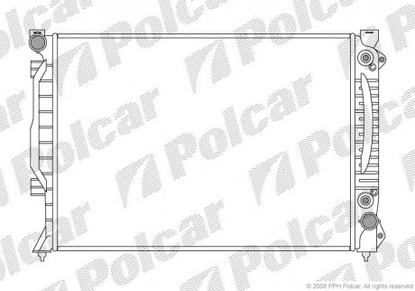 Радиатор охлаждения Polcar 132708-2 (фото 1)