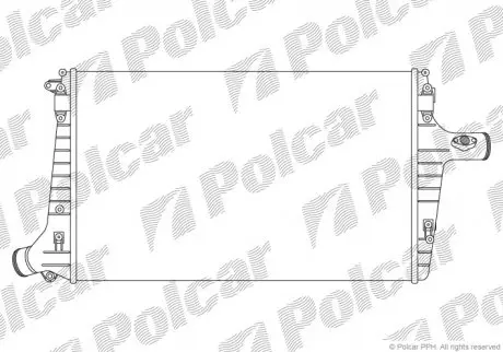 Радіатори повітря (Інтеркулер) Polcar 1327J8-1