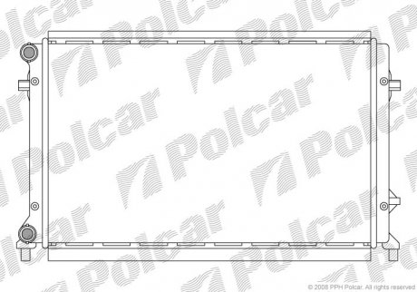 Радіатор охолодження Polcar 133108-1 (фото 1)
