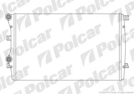 Радиатор охлаждения Polcar 133108A2