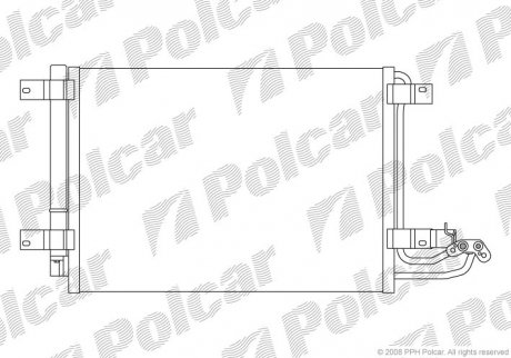 Радиаторы кондиционера Polcar 1331K8C1