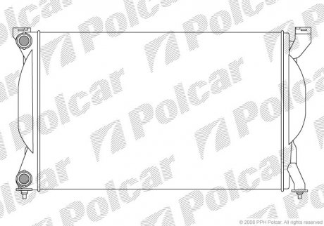 Радиаторы охлаждения Polcar 133408-1 (фото 1)