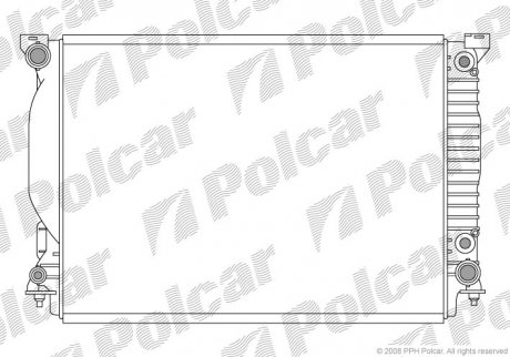 Радиаторы охлаждения Polcar 133408-4