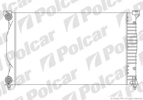 Радиатор охлаждения Polcar 133408A1 (фото 1)