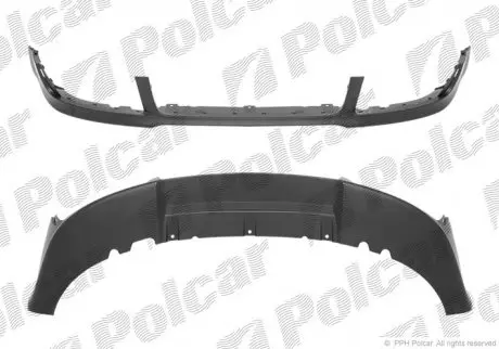 Спойлер бампера переднего Polcar 133425-1