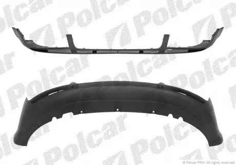 Спойлер бампера переднего Polcar 133425