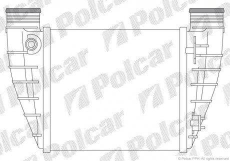 Радиаторы воздуха (Интеркулеры) Polcar 1336J8-3 (фото 1)
