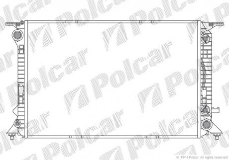 Радиаторы охлаждения Polcar 133708-2 (фото 1)