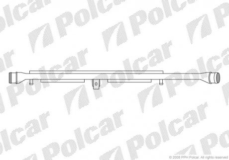 Радиаторы воздуха (Интеркулеры) Polcar 1338J83X (фото 1)