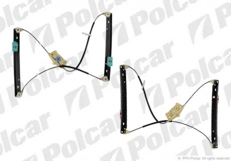 Стеклоподъемник электрический без электромотора Polcar 1338PSG2 (фото 1)