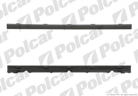 Кронштейн решетки в бампере Polcar 136507-1 (фото 1)