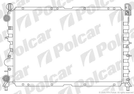 Радиаторы охлаждения Polcar 1402083X