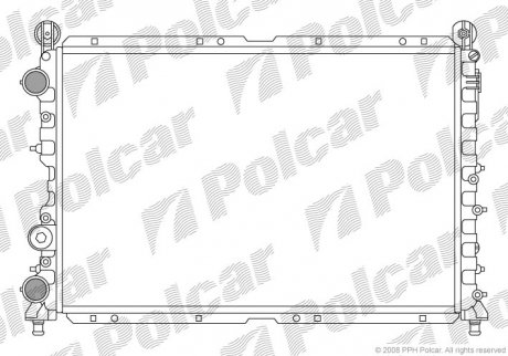 Радиаторы охлаждения Polcar 140208-4