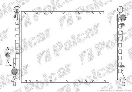 Радиаторы охлаждения Polcar 140208-5