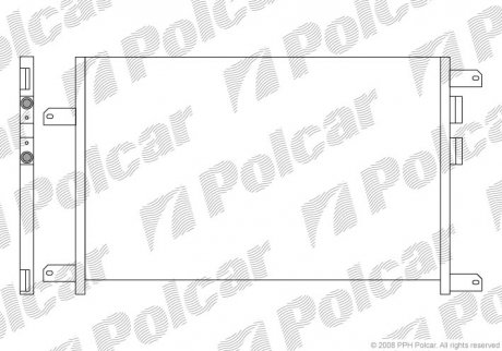 Радиаторы кондиционера Polcar 1404K82X