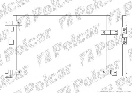 Радиаторы кондиционера Polcar 1408K8C1