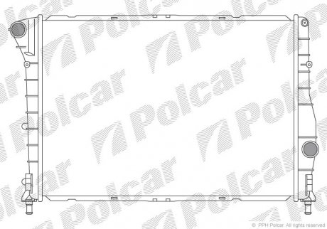 Радіатор охолодження Polcar 140908-2