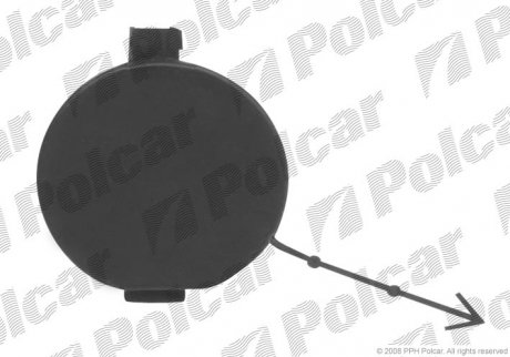 Заглушка крюка буксировки Polcar 142007-9