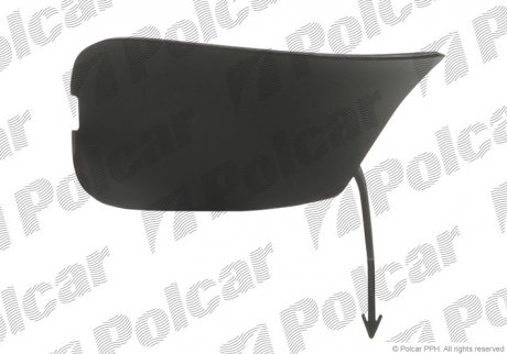 Заглушка крюка буксировки Polcar 142096-9 (фото 1)
