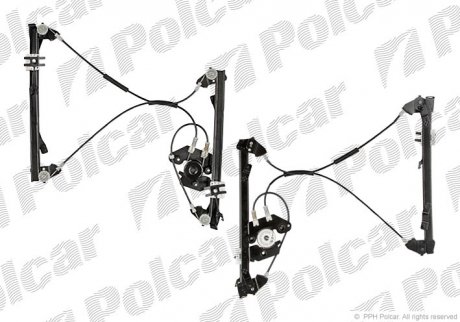 Стеклоподъемник электрический без электромотора Polcar 2001PSG1 (фото 1)