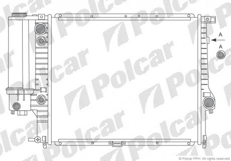 Радиаторы охлаждения Polcar 201408A1