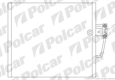 Радиаторы кондиционера Polcar 2016K8C1 (фото 1)