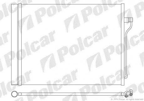 Радиаторы кондиционера Polcar 2019K8C1