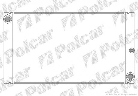 Радиатор охлаждения Polcar 2023081X (фото 1)