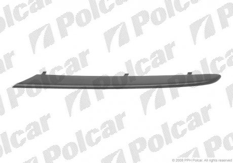 Накладка решетки бампера Polcar 204027-4