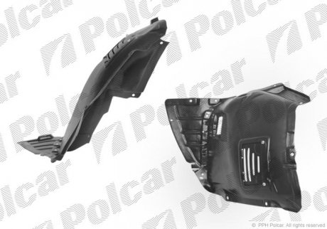 Подкрылок Polcar 2040FL-1
